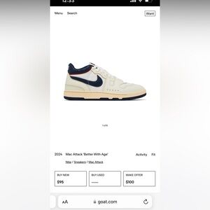 Nike Attack Premium Size 9.5